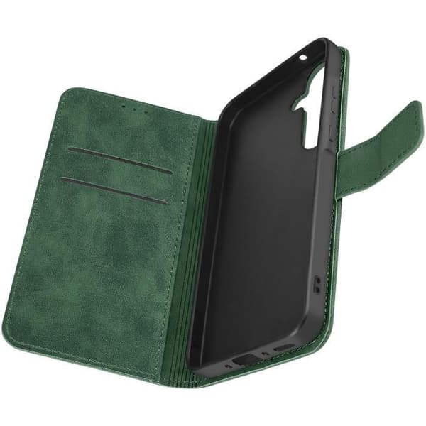 Fodral till Samsung A35 5G - AVIZAR - Wallet Flip Video Support - Mörkgrön