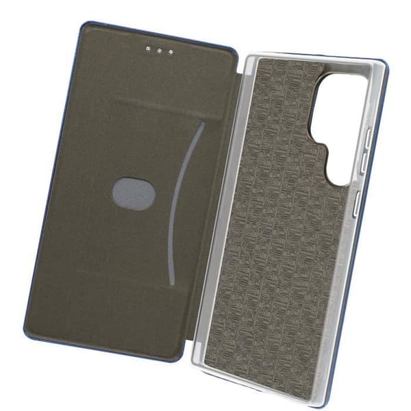 AVIZAR Fodral till Samsung Galaxy S24 Ultra - Flip Card Hållare Video Support - Blå