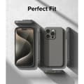 Pikkukuva 9 / 11: Ringke iPhone 15 Pro Max Kuori Onyx Harmaa