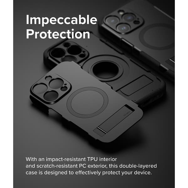 Ringke iPhone 15 Pro Max Cover Alles MagSafe Sort