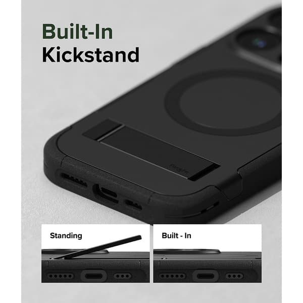Ringke iPhone 15 Pro Max Cover Alles MagSafe Sort