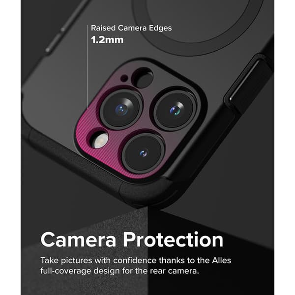 Ringke iPhone 15 Pro Max Cover Alles MagSafe Sort