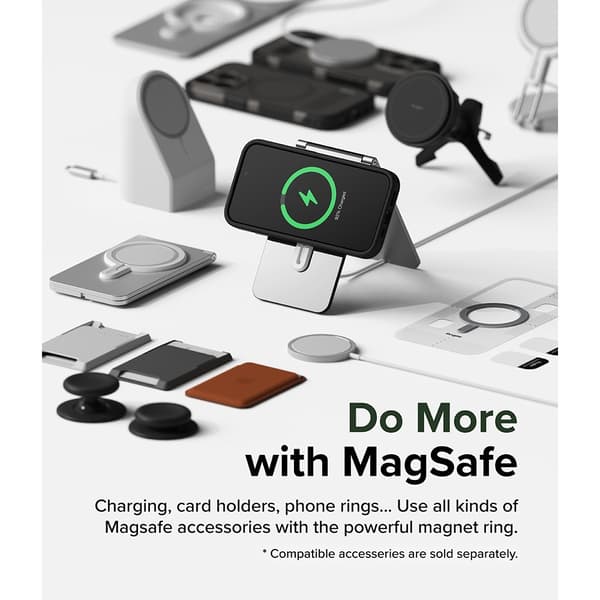 Ringke iPhone 15 Pro Max Kuori Alles MagSafe Gun Metal