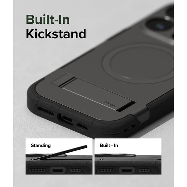 Ringke iPhone 15 Pro Max Kuori Alles MagSafe Gun Metal