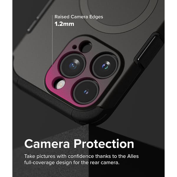 Ringke iPhone 15 Pro Max Kuori Alles MagSafe Gun Metal
