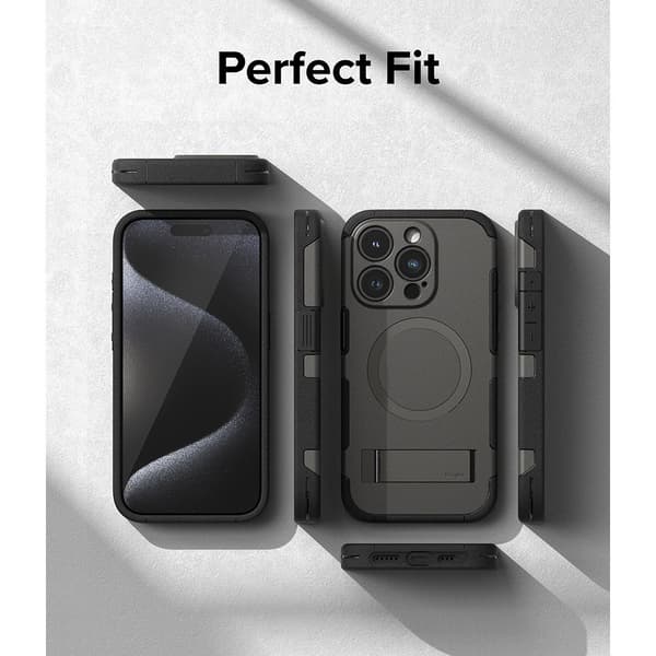 Ringke iPhone 15 Pro Max Kuori Alles MagSafe Gun Metal