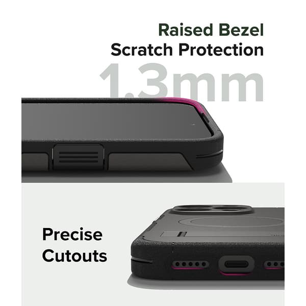 Ringke iPhone 15 Pro Max Kuori Alles MagSafe Gun Metal