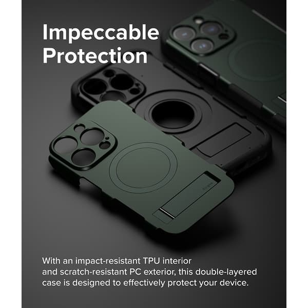 Ringke iPhone 15 Pro Max Kuori Alles MagSafe Dark Green