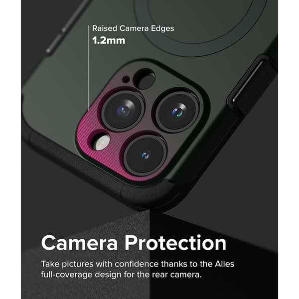 Ringke iPhone 15 Pro Max Kuori Alles MagSafe Dark Green
