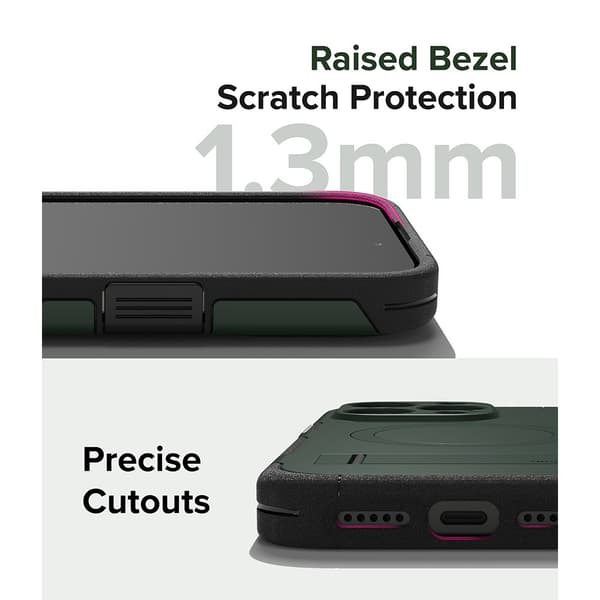 Ringke iPhone 15 Pro Max Kuori Alles MagSafe Dark Green