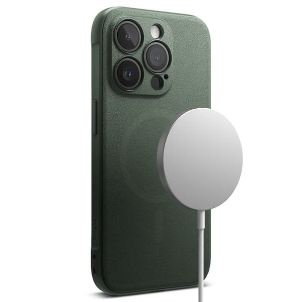 Ringke iPhone 15 Pro Max Kuori Onyx Magnetic Dark Green