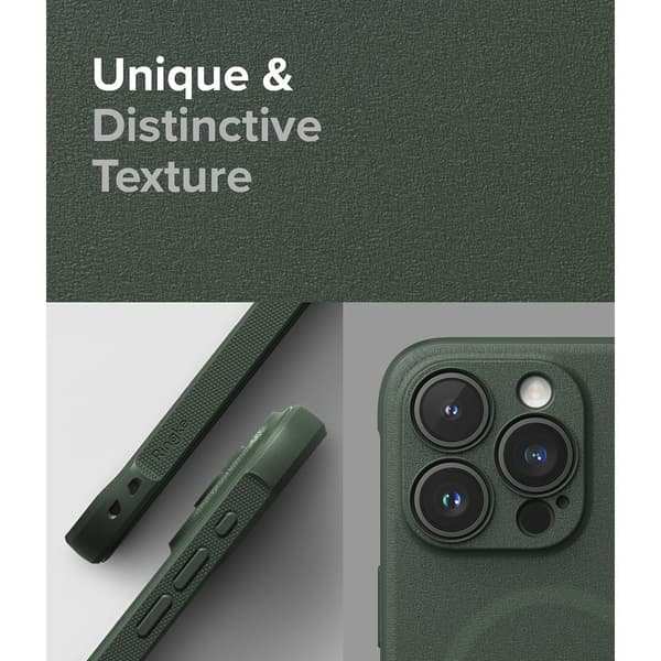 Ringke iPhone 15 Pro Max Kuori Onyx Magnetic Dark Green