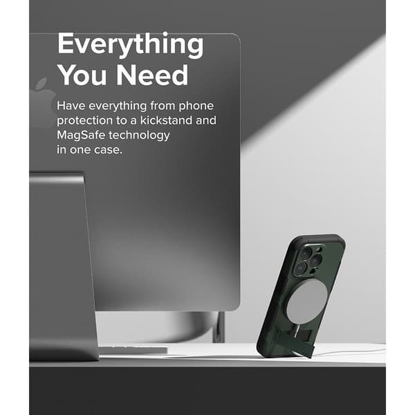 Ringke iPhone 15 Pro Kuori Alles MagSafe Dark Green