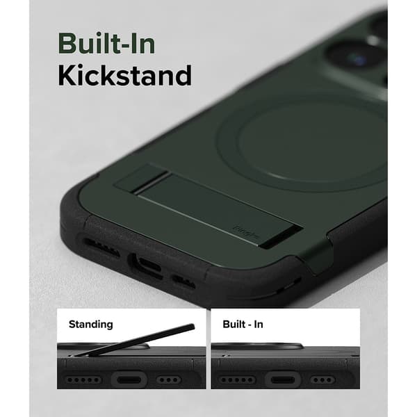 Ringke iPhone 15 Pro Kuori Alles MagSafe Dark Green