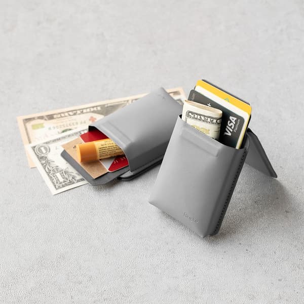 Ringke Korttipidike Stand Pocket Magnetic MagSafe Light Gray