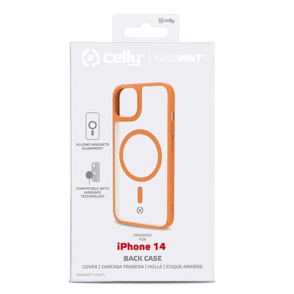 Celly Dække Magsafe Iphone 14 Orange