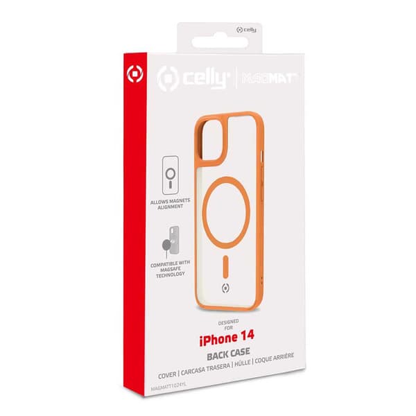 Celly Dække Magsafe Iphone 14 Orange