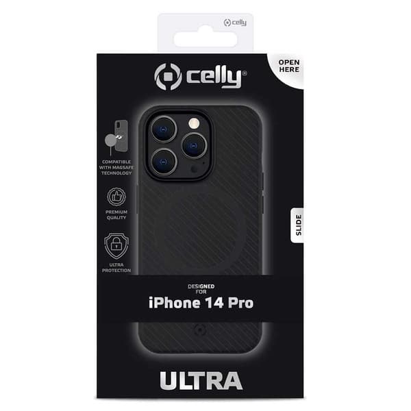 Celly Peite Ultra Magsafe Iphone 14 Pro Musta