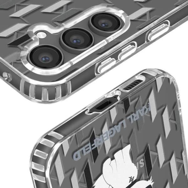 Fodral till Samsung Galaxy S23 FE Hard Choupette Karl Lagerfeld Tryck Transparent