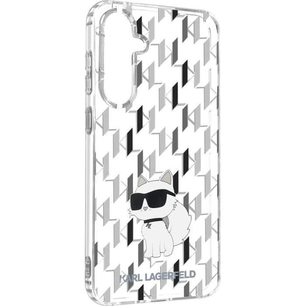 Fodral till Samsung Galaxy S23 FE Hard Choupette Karl Lagerfeld Tryck Transparent