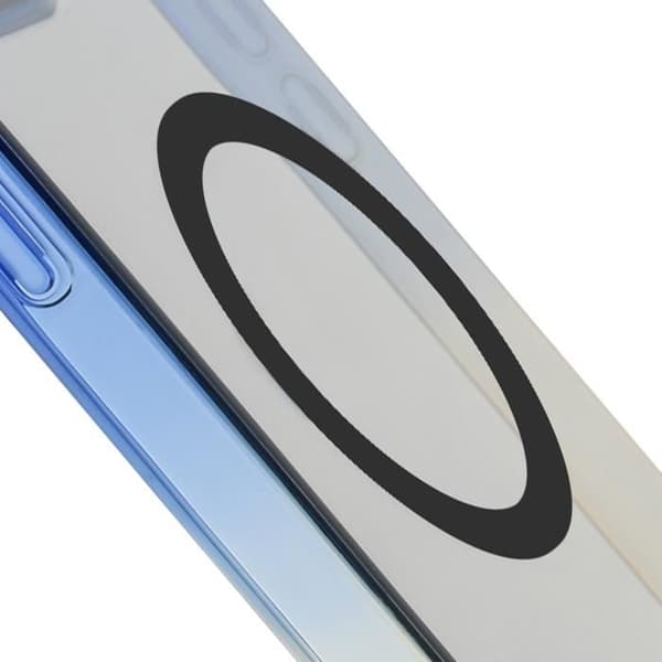 Skal till iPhone 15 Pro - BMW - Blue Gradient Design - Stötsäker och anti-repa