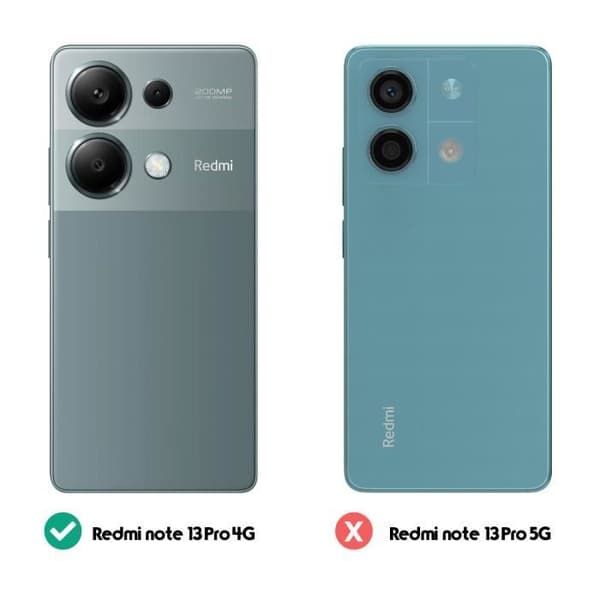 Fodral till Xiaomi Redmi Note 13 Pro 4G - AVIZAR - Classic Edition - Korthållare - Videostöd - Svart