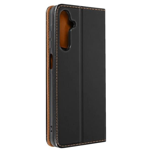 Samsung Galaxy A25 5G Fodral - AVIZAR - Äkta läder - Korthållare - Svart