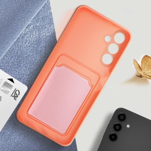 Coque - AVIZAR - Samsung Galaxy A25 5G - Mjuk - Integrerad kortfack - Anti-fingeravtryck