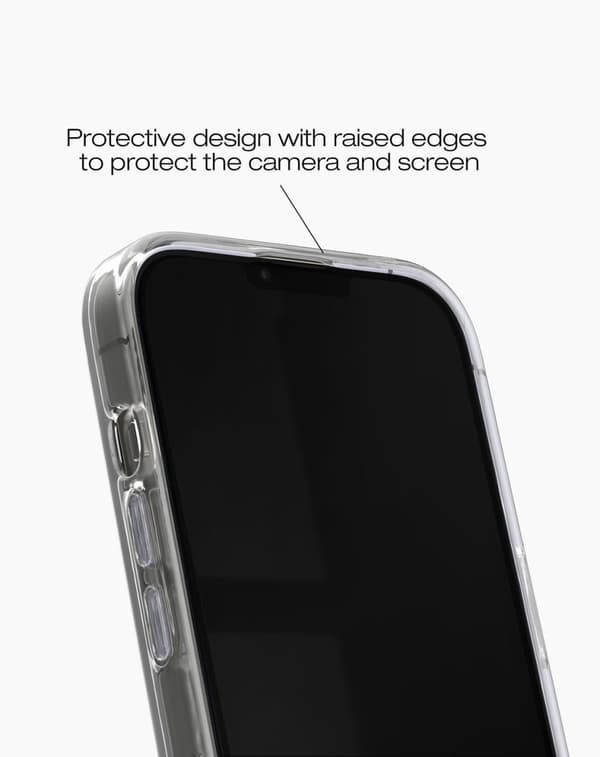 Clear Case MagSafe iPhone 13 / 14 / 15 / 16e Golden Hearts