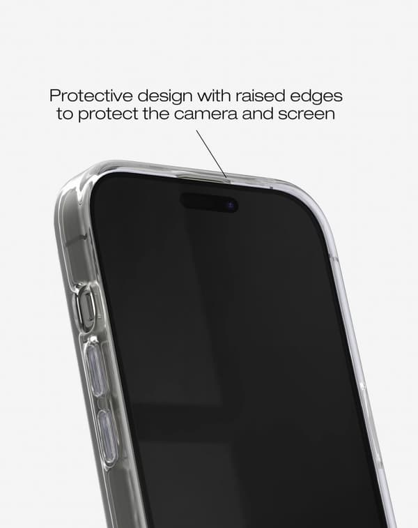 Clear Case iPhone 13 / 14 / 15 / 16e Golden Hearts