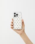 Miniatyrbillede 10 af 10: Clear Case iPhone 15 Pro Golden Hearts