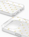 Miniatyrbillede 2 af 10: Clear Case iPhone 15 Pro Golden Hearts