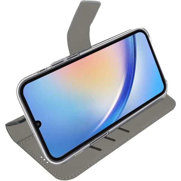 Wally Wallet Case Galaxy A35 5G musta