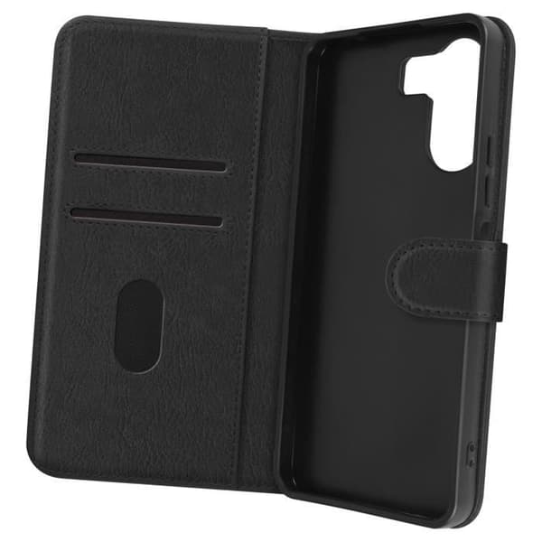 Fodral till Xiaomi Redmi 13C - AVIZAR - Chesterfield - Support för plånbok och video - Svart