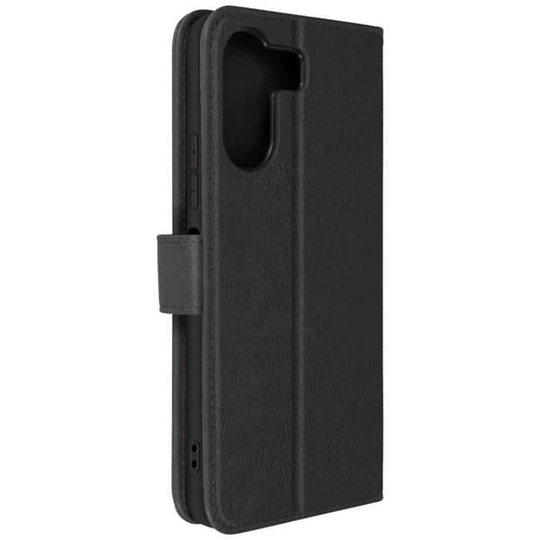 Fodral till Xiaomi Redmi 13C - AVIZAR - Chesterfield - Support för plånbok och video - Svart