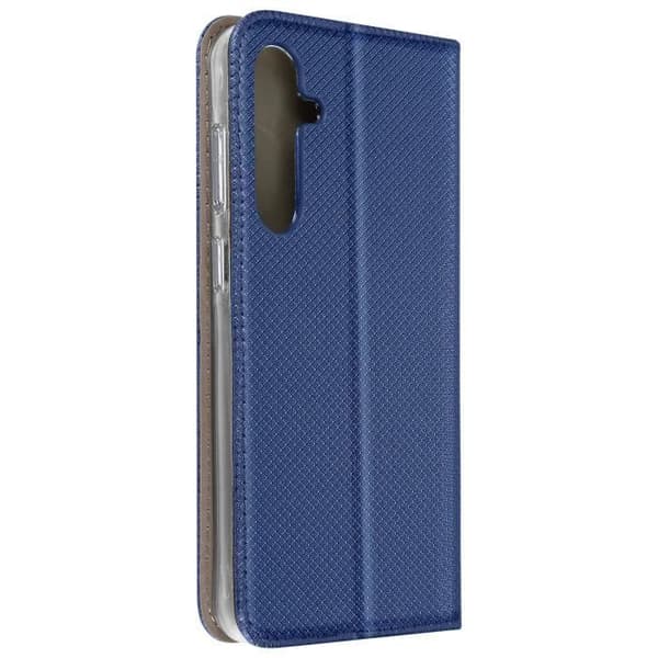 AVIZAR fodral till Samsung A35 5G - Granulerad effekt - Korthållare - Videostöd - Night Blue
