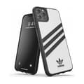 Miniatyrbild 2 av 4: adidas Originals Protective Molded TPU-fodral för iPhone 11 Pro Max, Drop Resistant Cover, Upphöjda kanter, Vit-Svart