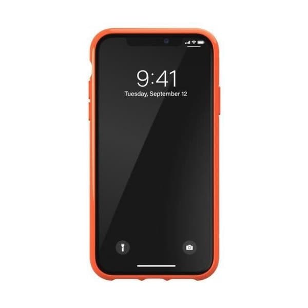 Skyddsskal - adidas - iPhone 11 - Orange - Mjuk TPU - Stöttålig