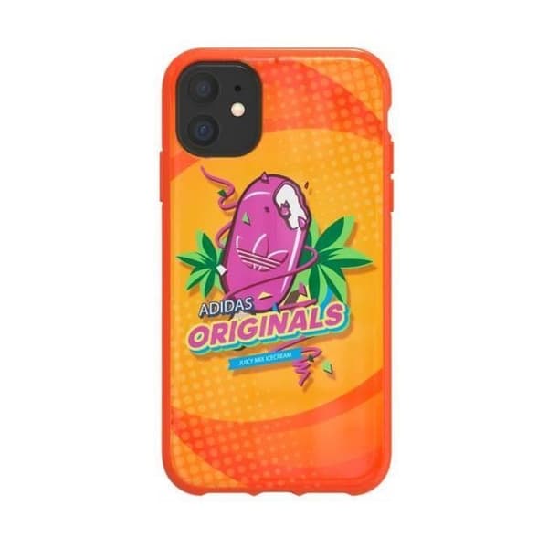 Skyddsskal - adidas - iPhone 11 - Orange - Mjuk TPU - Stöttålig
