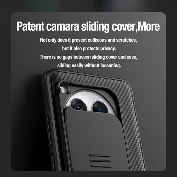 Nillkin OnePlus 12 Skal CamShield Pro Svart