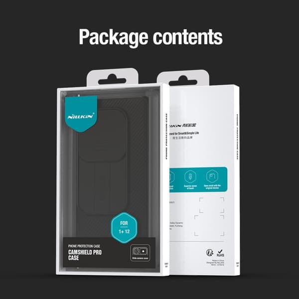 Nillkin OnePlus 12 Skal CamShield Pro Svart