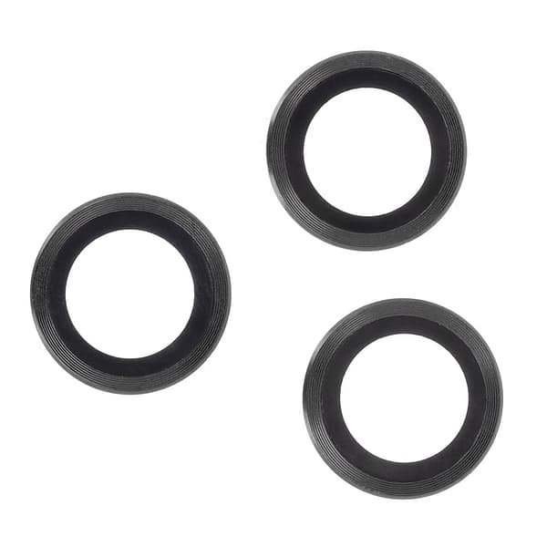 Linsebeskyttelse til Samsung Galaxy A14 / A15 / A24 / A34 - Sort Ramme