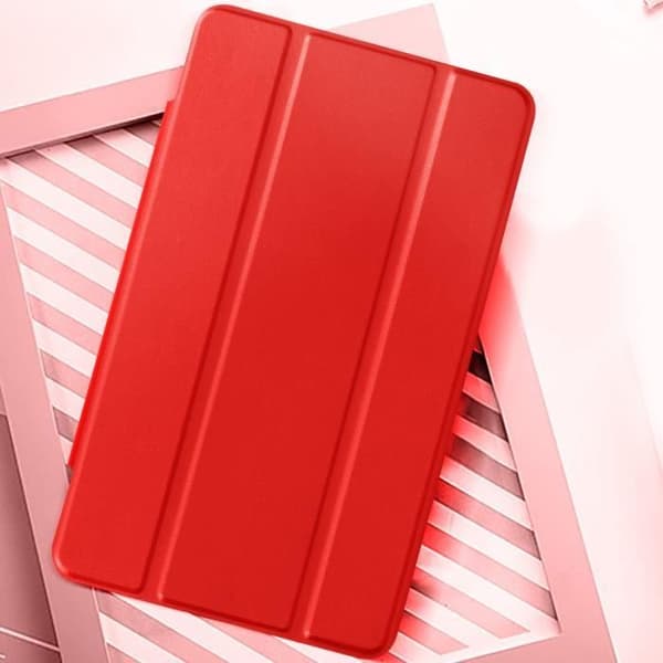 Fodral till Samsung Tab A9 - AVIZAR - Röd - Tri-fold support - Standby