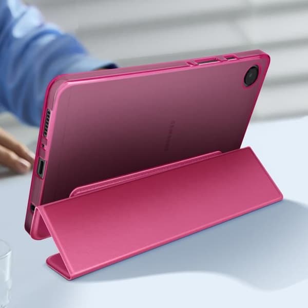 Fodral till Samsung Tab A9 - AVIZAR - Fuchsia - Tri-fold support - Standby
