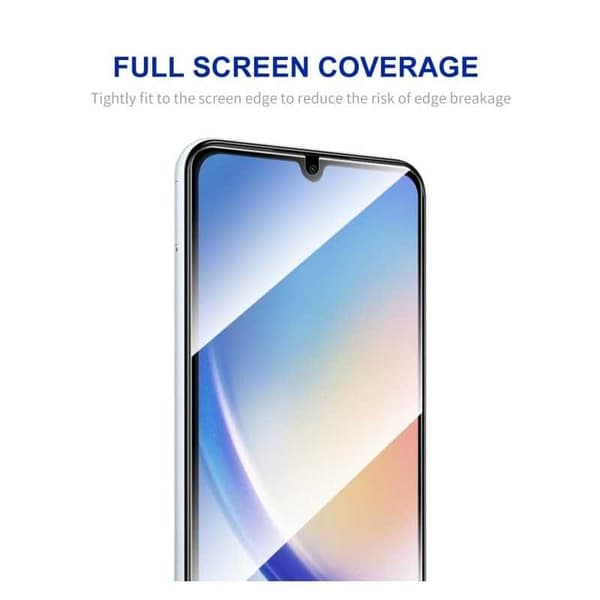 Samsung A25 5G FullFrame 0,26 mm 2,5D 9H hærdet glas