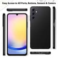 Miniatyrbillede 5 af 8: Samsung A35 5G gummibelagt mat sort silikonecover