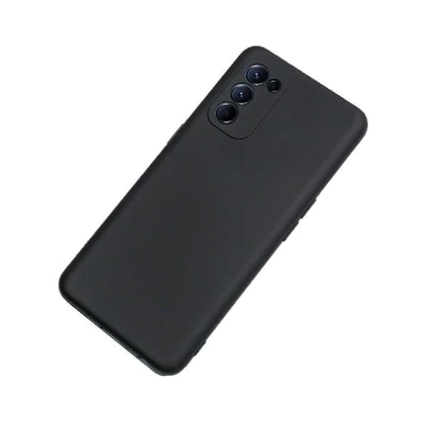 Samsung S20 Gummibelagd Mattsvart Skal Kameraskydd Liquid - Svart