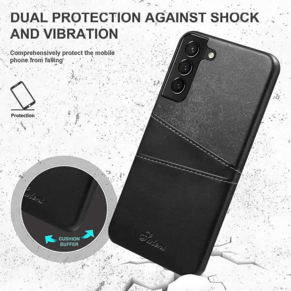 Samsung S24 Plus Stötdämpande Mobilskal Korthållare Suteni