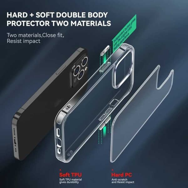 Samsung S21/S21Plus/S21FE/S22/S22 Plus Stötdämpande Skal Simple V2 - Transparent