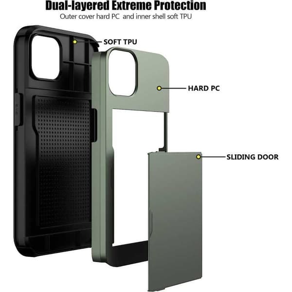 iPhone 12 / 12 Pro Stødsikkert dækkortrum StreetWise